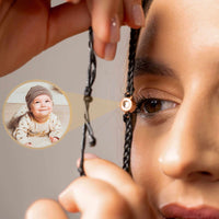 Thumbnail for Black Photo Bracelet featuring a personalized photo charm, showcasing elegance and sentimentality by Brother & Sisters.
