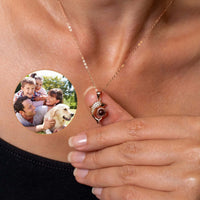 Thumbnail for Dolphin Photo Necklace showcasing a custom photo pendant, perfect for personalisation and memories by Brother & Sisters.