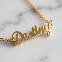 Thumbnail for Engraved Letter Anklet