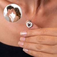 Thumbnail for Feminine Photo Necklace by Brother & Sisters with personalized heart pendant showcasing treasured memories.