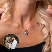 Thumbnail for Girlfriend Photo Necklace displaying a custom pendant with a cherished photo, crafted by Brother & Sisters.