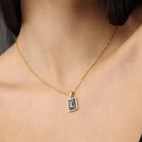 Thumbnail for Happiness Initial Necklace - Gold necklace for women with personalized letter pendant from Brother & Sisters.