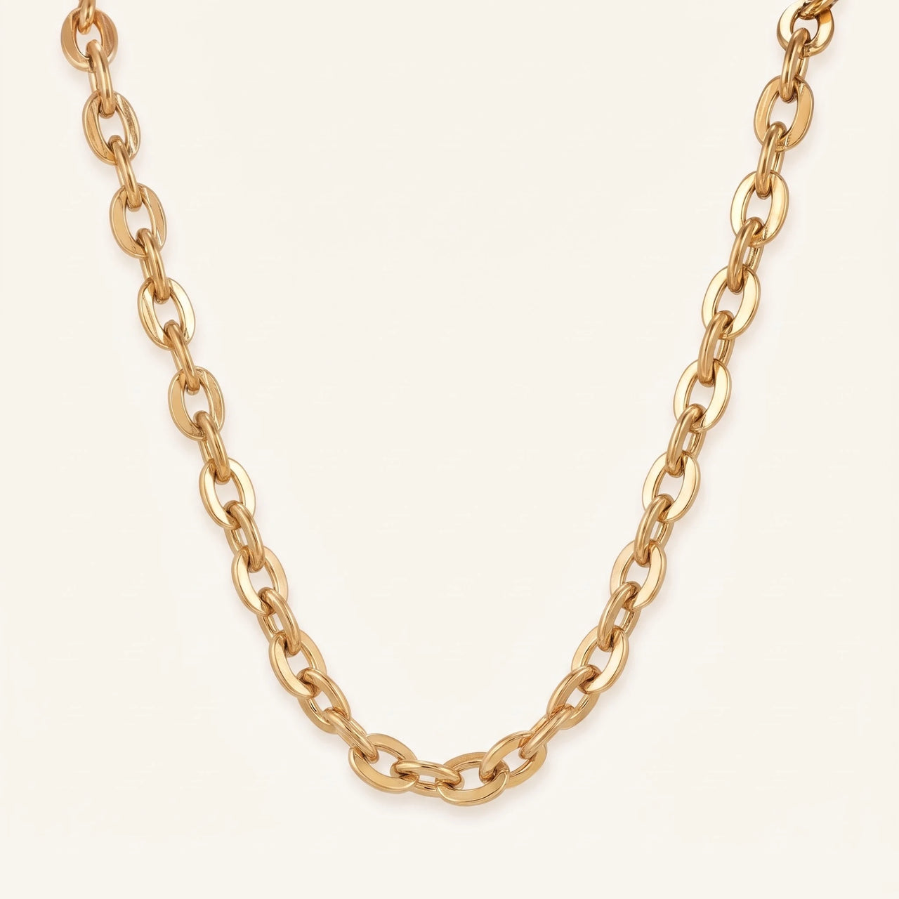 The Chain, gold necklace — packshot | SKU: lachaine
