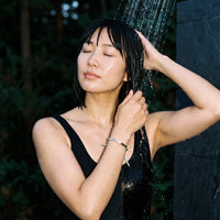 Thumbnail for La Menthe, silver bracelet — outdoor shower | SKU: lamenthe-wg
