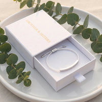 Thumbnail for La Perle, silver bracelet — gift box | SKU: laperle-wg