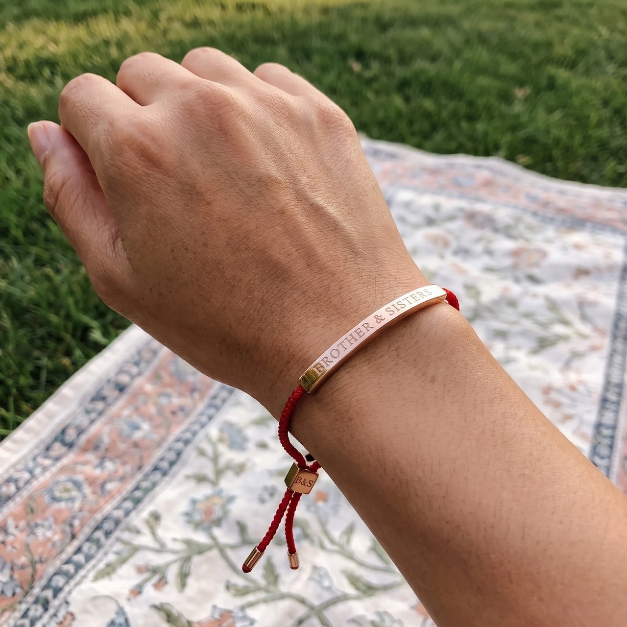 L'Amour, rose gold bracelet — real size | SKU: lamour-rg