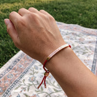 Thumbnail for L'Amour, rose gold bracelet — real size | SKU: lamour-rg