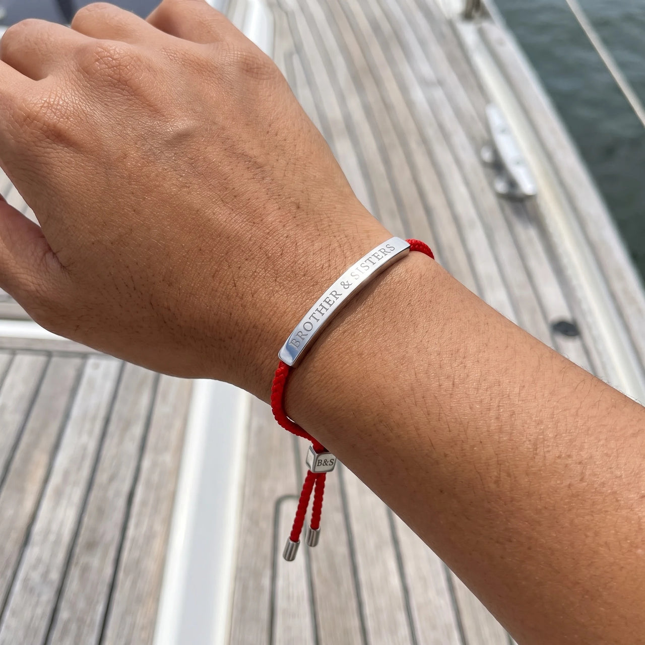 L'Amour, silver bracelet — real size | SKU: lamour-wg