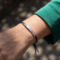 Thumbnail for Le Caviar, silver bracelet — close up | SKU: lecaviar-wg