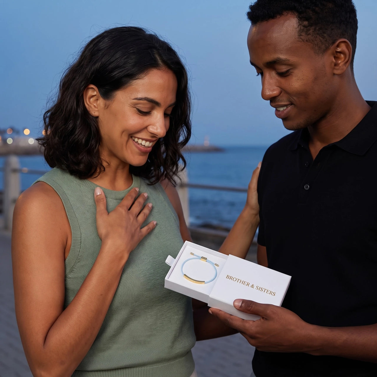 Le Ciel, gold bracelet — gift reveal | SKU: leciel-g