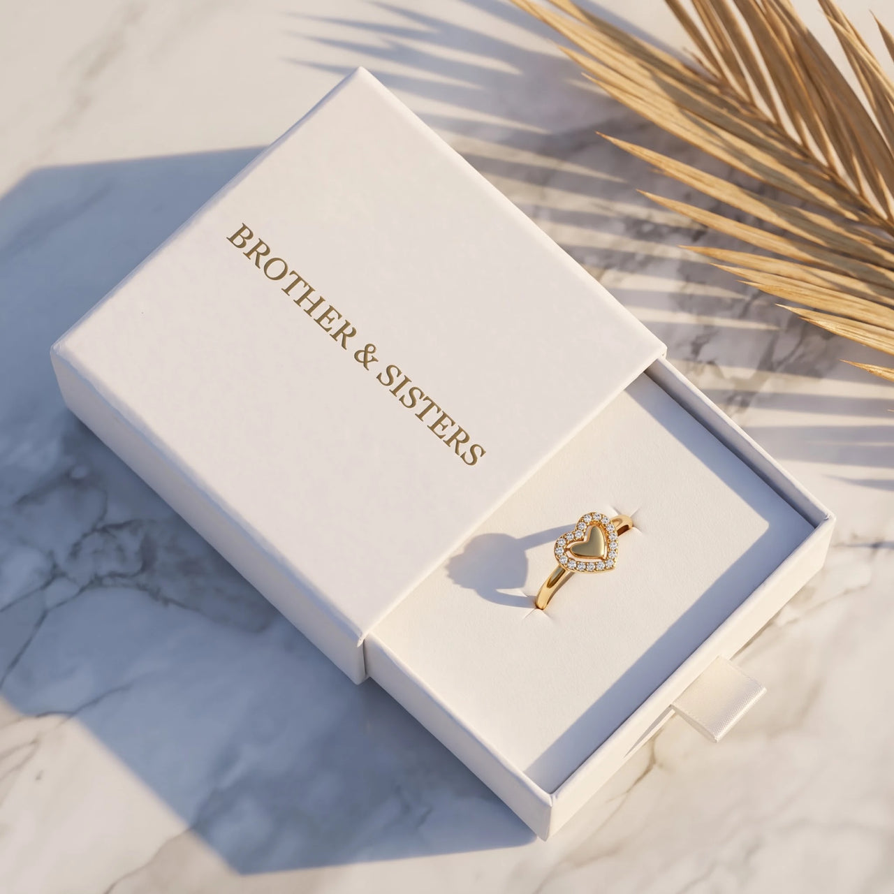 The Heart, gold ring — gift box | SKU: lecoeur