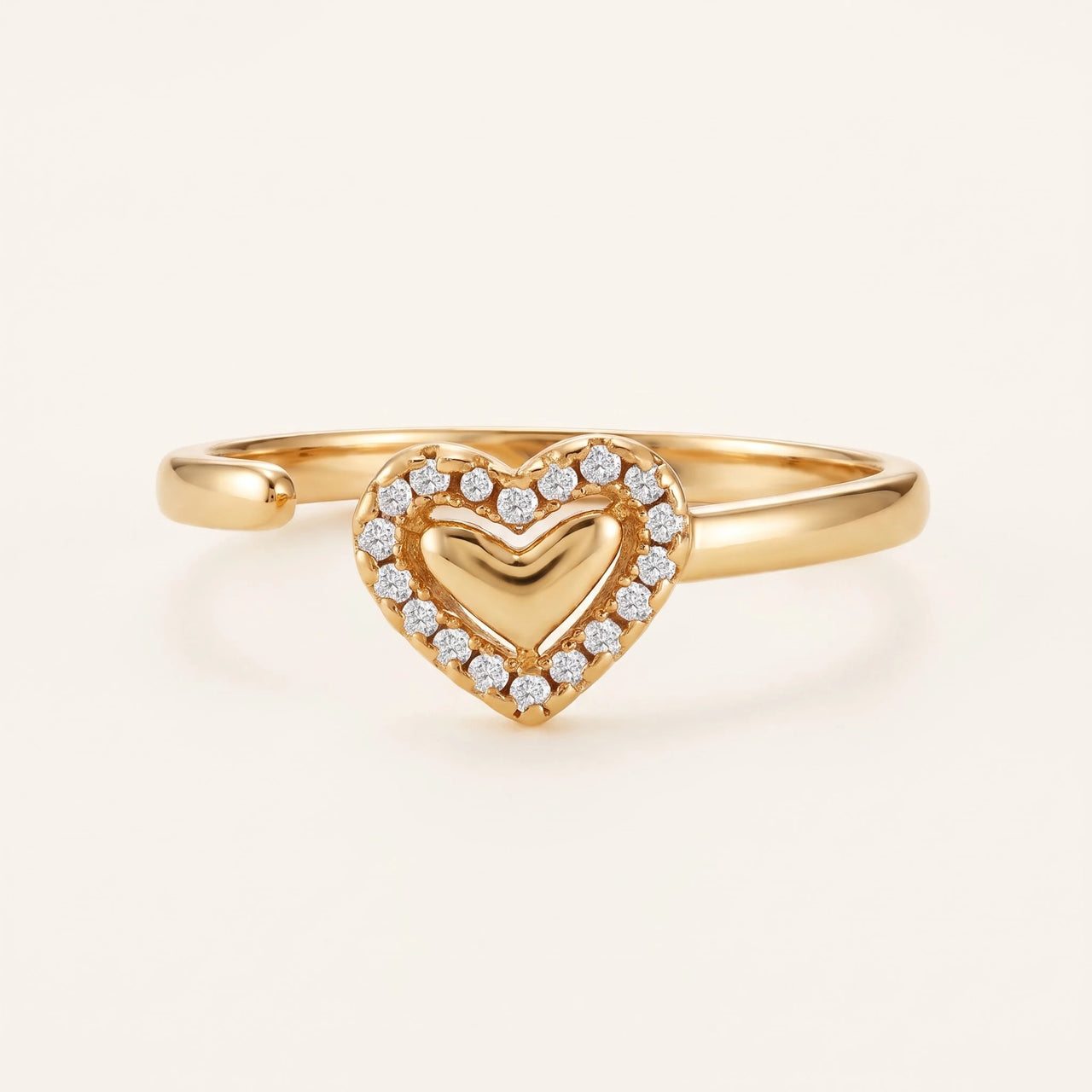 The Heart, gold ring — packshot | SKU: lecoeur