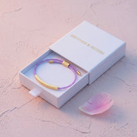 Thumbnail for Le Mauve, gold bracelet — gift box | SKU: lemauve-g
