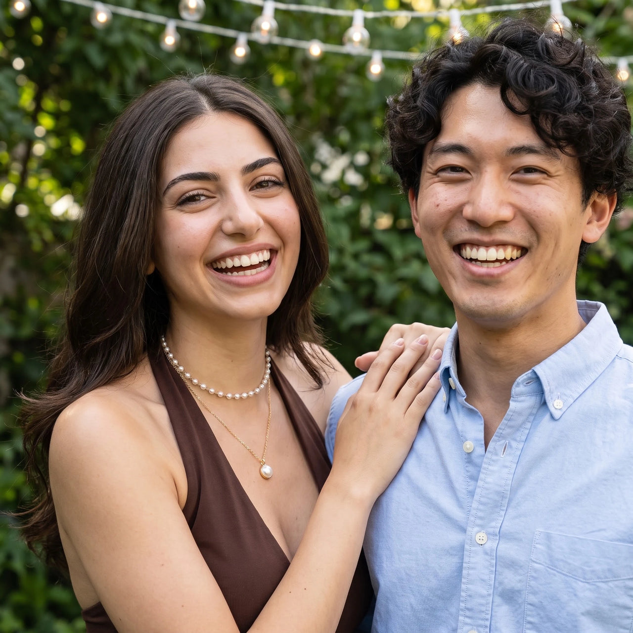 The Pure, gold necklace — couple | SKU: lepure