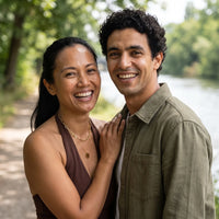 Thumbnail for The Trendy, gold necklace — couple | SKU: le-tendance-g