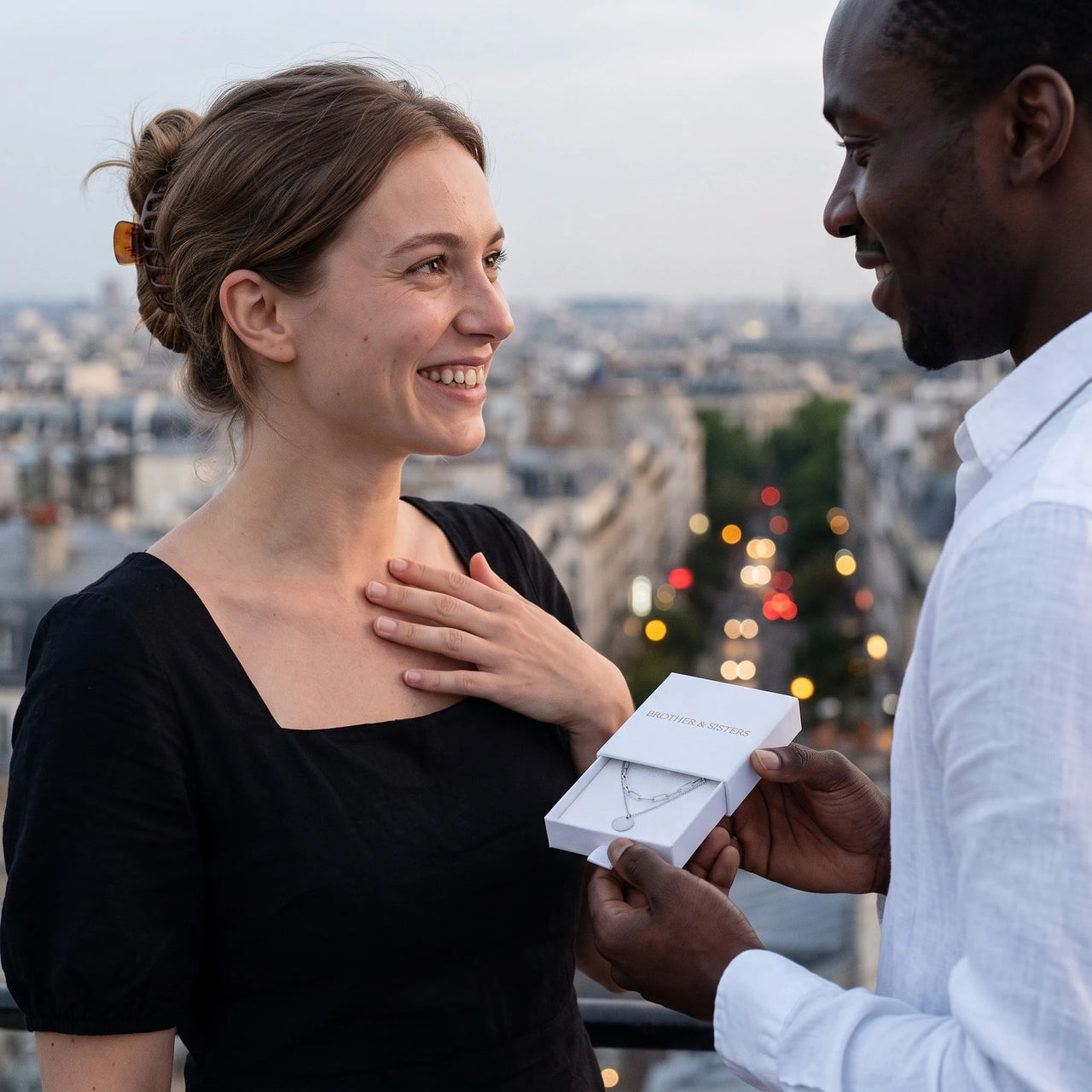 The Trendy, silver necklace — gift reveal | SKU: le-tendance-wg