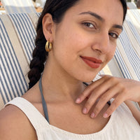 Thumbnail for The Joints, gold earrings — leisure | SKU: lescroisees