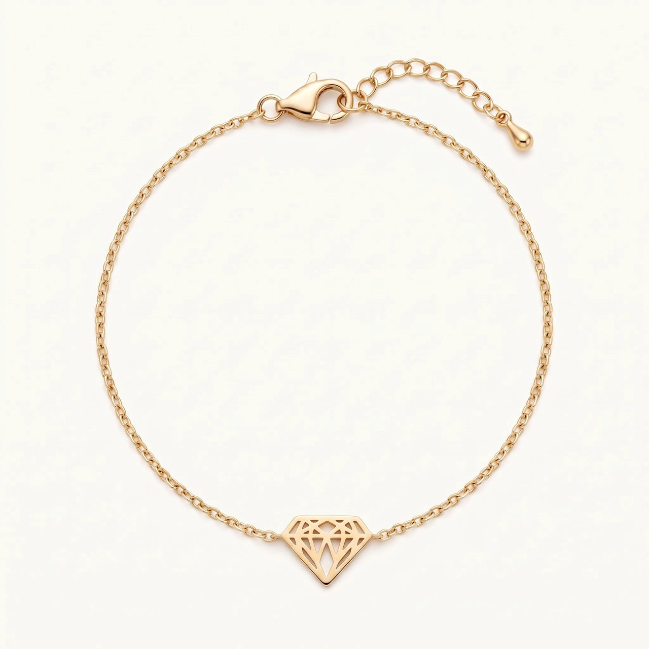 Bracciale acciaio donna — foto prodotto su sfondo bianco, oro | SKU: 11662607-gold