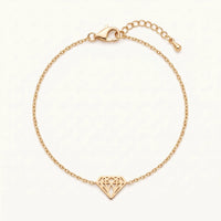 Thumbnail for Bracciale acciaio donna — foto prodotto su sfondo bianco, oro | SKU: 11662607-gold