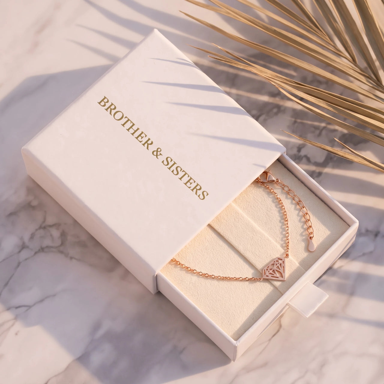 Bracciale minimal — nella scatola regalo, oro rosa | SKU: 11662607-rose-gold