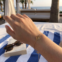 Thumbnail for Gioielli in acciaio — foto indossata, misura reale, oro | SKU: 22665062-gold