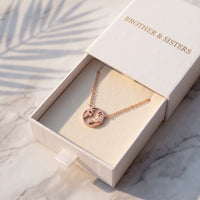 Thumbnail for Collana mondo — nella scatola regalo, oro rosa | SKU: 22173453-rose-gold