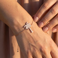 Thumbnail for Bracciale catenina — primo piano dei dettagli, oro rosa | SKU: 7819407-rose-gold-color
