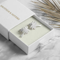 Thumbnail for Gioielli in acciaio — nella scatola regalo, argento | SKU: 10287609-silver-plated