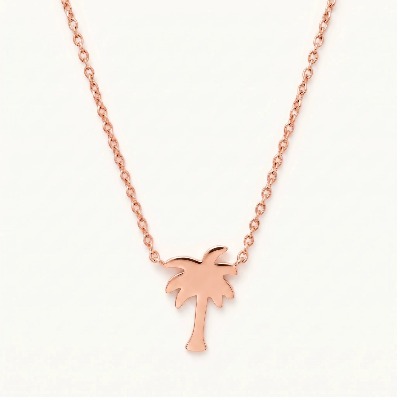 Collana palma — foto prodotto su sfondo bianco, oro rosa | SKU: 8732822-rose-gold-color