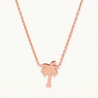 Thumbnail for Collana palma — foto prodotto su sfondo bianco, oro rosa | SKU: 8732822-rose-gold-color