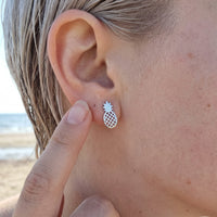 Thumbnail for Gioielli in acciaio — foto indossata, misura reale, argento | SKU: 437186-silver-plated