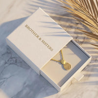 Thumbnail for Gold necklace in the Brother & Sisters gift box | SKU: 8050907-gold