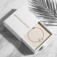 Thumbnail for Bracciale onda — nella scatola regalo, argento | SKU: 17429078-white-gold