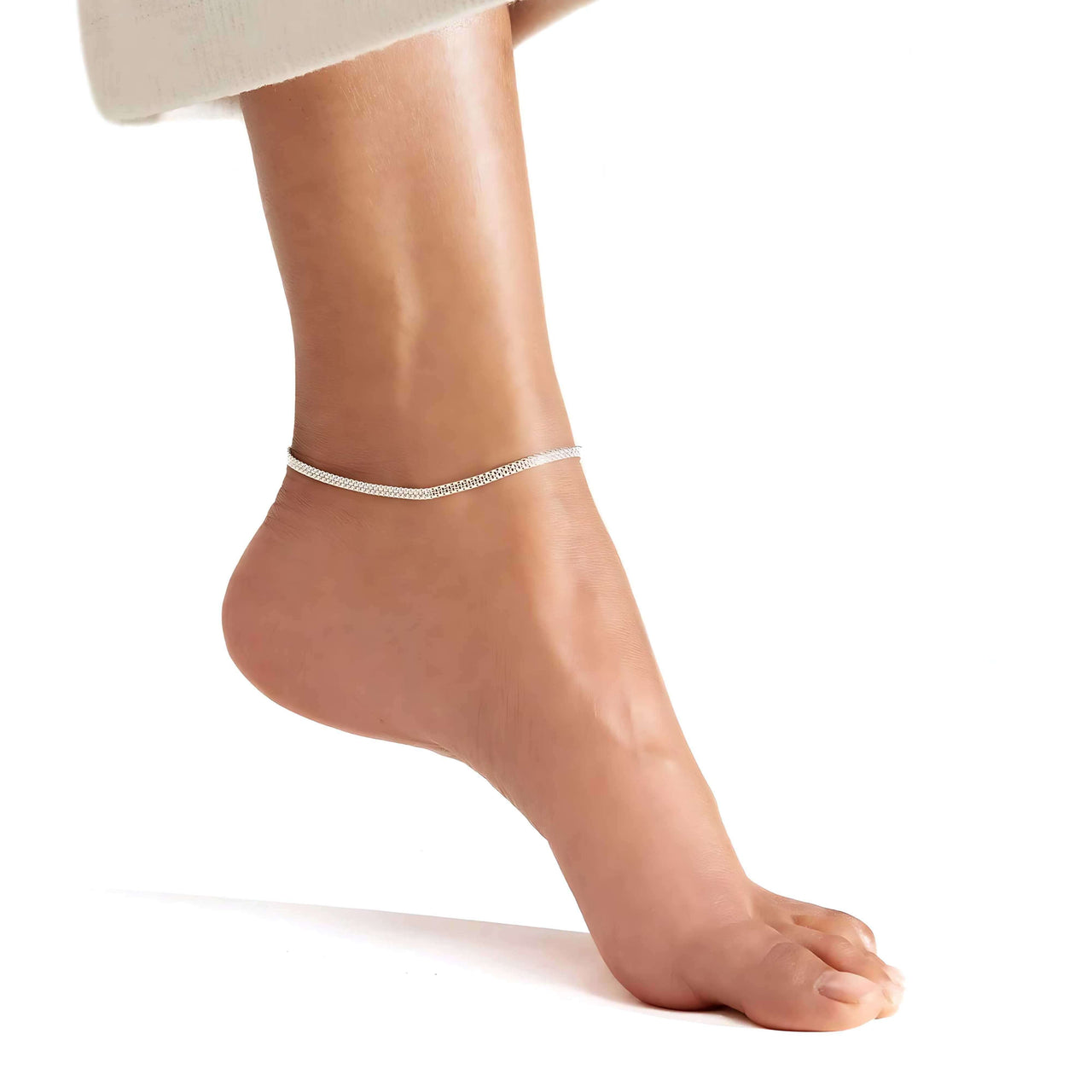 Maëlle Anklet - Ankle Bracelet - Anklet for Women - Gold Leg Bracelet Anklet Silver Brother & Sisters
