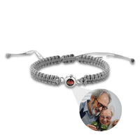 Thumbnail for Man Grey Photo Bracelet by Brother & Sisters with a photo pendant showcasing cherished memories.