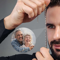 Thumbnail for Man Bracelet - Men’s Personalised Bracelet - Steel Personalized Photo Bracelet - Personalized Gift for Men - Custom Jewelry for Him - Custom Bracelet Picture - Personalised Photo Gift Bracelet Brother & Sisters