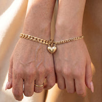 Thumbnail for Magnetic Heart Bond Matching Bracelet Set 1