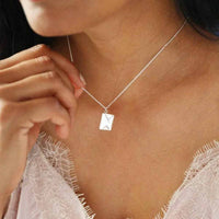 Thumbnail for Personalized Envelope Necklace - Personalized Necklace - Brother & Sisters Brother & Sisters