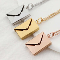 Thumbnail for Personalized Envelope Necklace - Personalized Necklace - Brother & Sisters Brother & Sisters