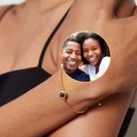 Thumbnail for Photo Personalized Bracelet featuring a custom photo projection pendant by Brother & Sisters, perfect for cherishing memories.