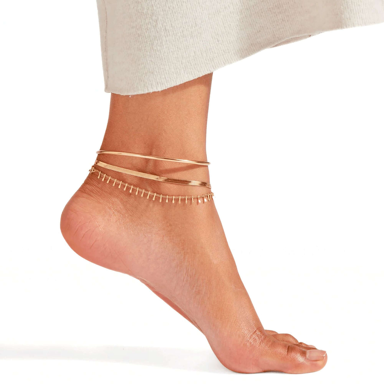 Radiance Anklet - Ankle Bracelet - Anklet for Women - Gold Leg Bracelet Anklet Brother & Sisters