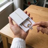 Thumbnail for The rose gold octagon photo bracelet in the Brother & Sisters gift box | SKU: TPH-OCTB-ROSEGOLD-18