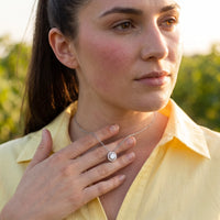 Thumbnail for Collana argento donna — foto indossata nei gesti di tutti i giorni, argento | SKU: 33136351