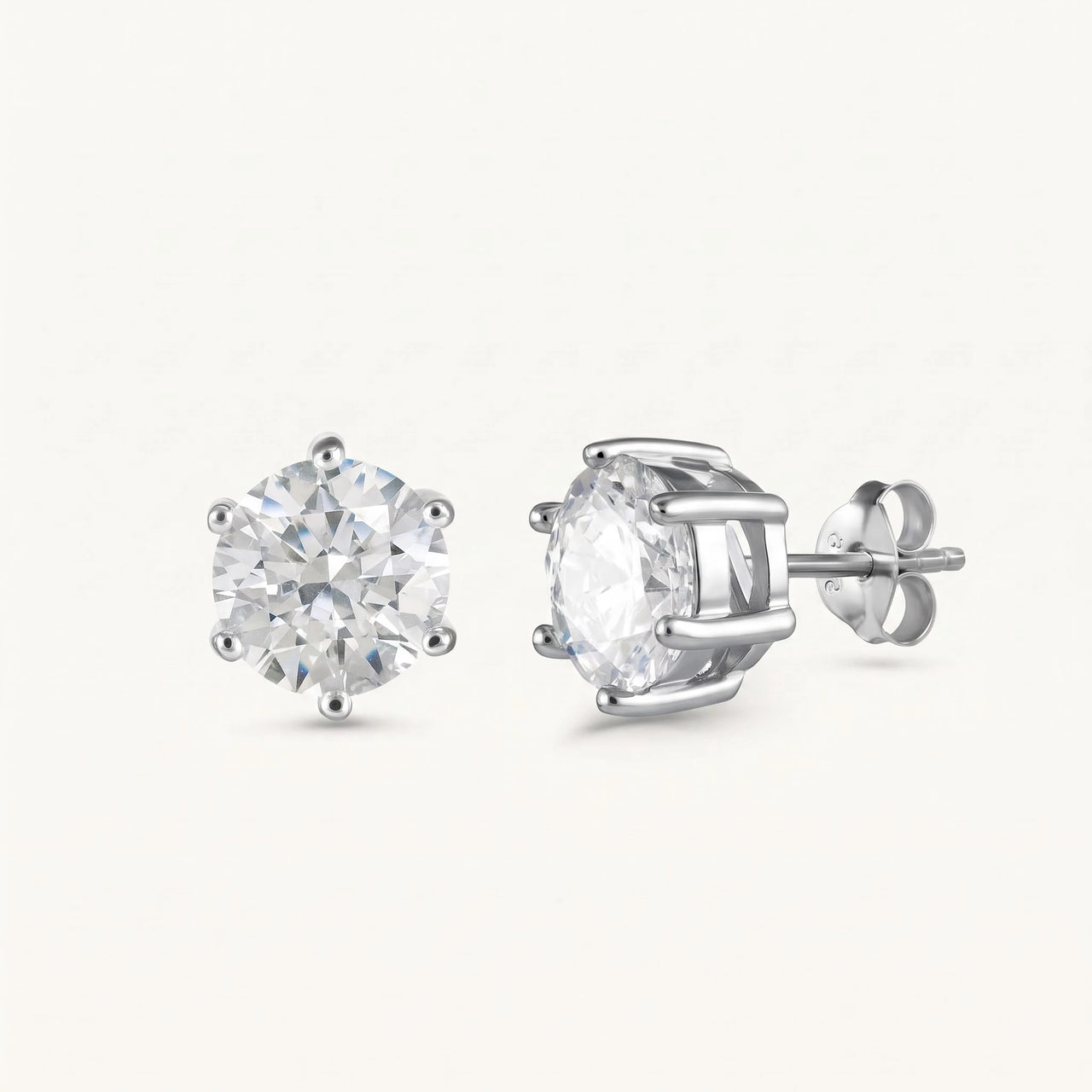 Silver Classic Earrings, silver earrings — packshot | SKU: 5056659