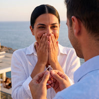 Thumbnail for Anello solitario — una proposta di matrimonio, argento | SKU: 33759698-4.5-silver