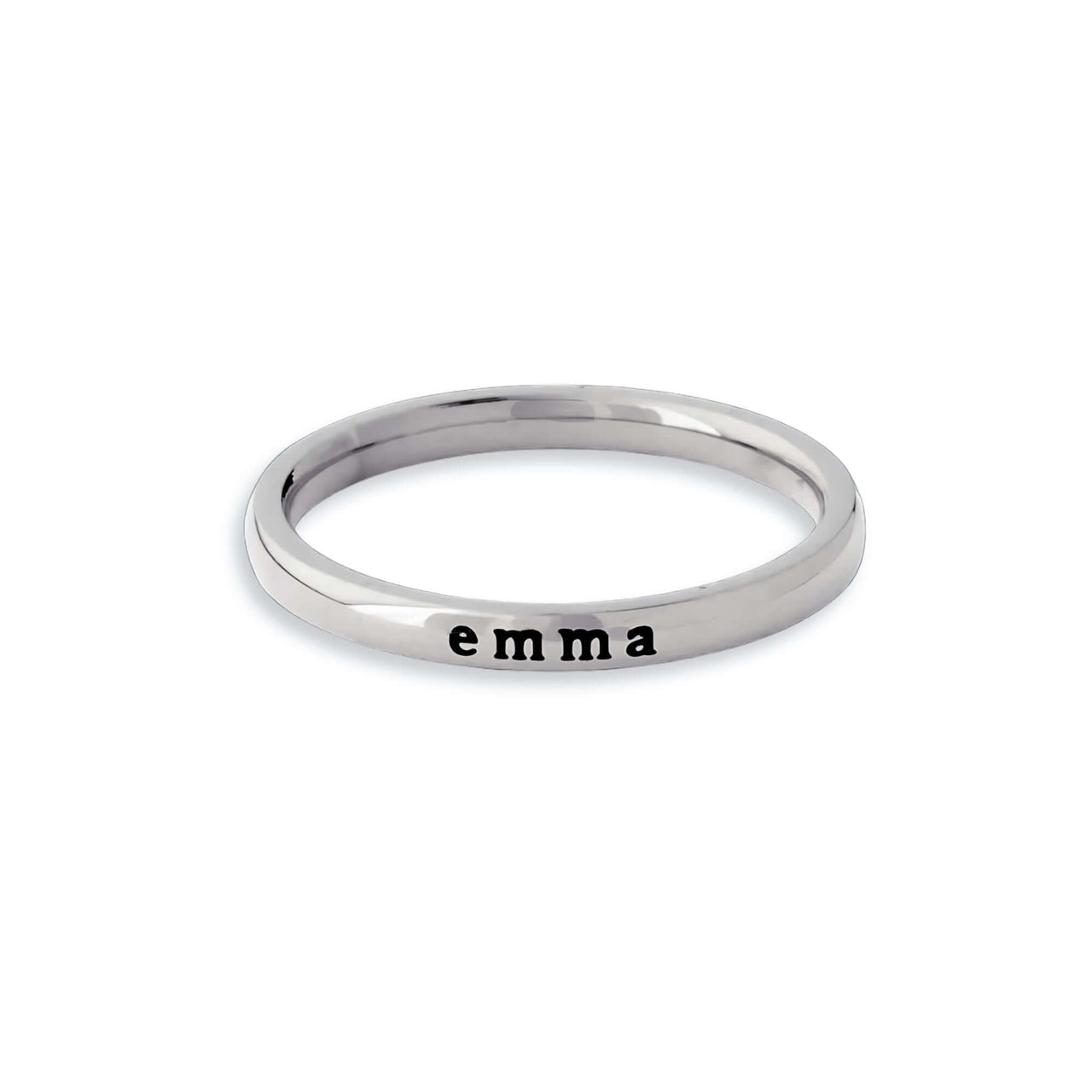 Stainless Steel Ring - Woman Ring - Custom Name Ring – Engraved Ring - Custom Ring Ring Brother & Sisters