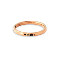 Thumbnail for Stainless Steel Ring - Woman Ring - Custom Name Ring – Engraved Ring - Custom Ring Ring Brother & Sisters