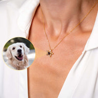 Thumbnail for Star Photo Necklace by Brother & Sisters featuring a hidden projection of a beloved dog photo.