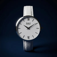 Thumbnail for White Purity hero — navy gradient Patek mood