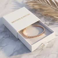 Thumbnail for Bracciale rigido donna — nella scatola regalo, oro rosa | SKU: 9864184-rose